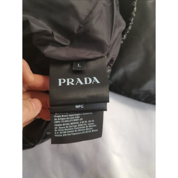 PRADA Black Down Jacket Puffer Coat For Women - Picture 5 of 7